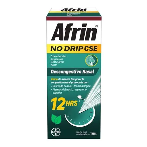 Afrin No Drip Congestión Severa Spray Nasal 15 ml