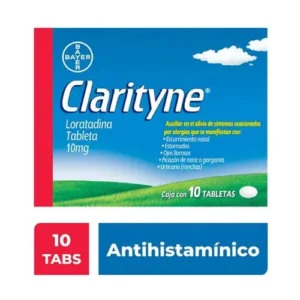 Clarityne Tabletas 24 Horas 10 pzas (Loratadina)