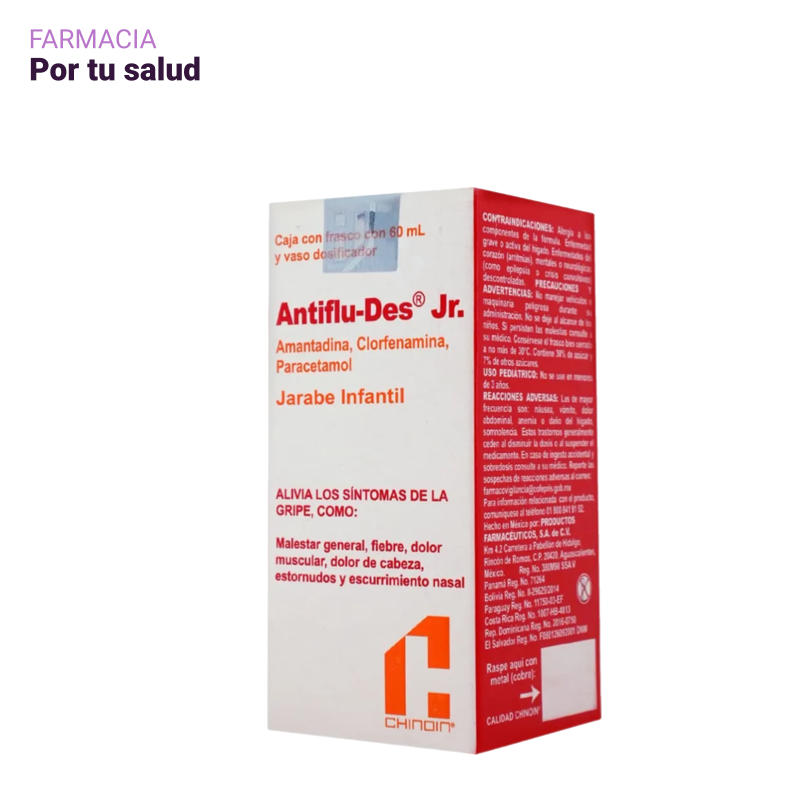 Antiflu-Des Jr. Jarabe 60 ml