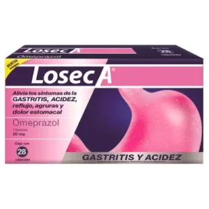 Loseca 20 mg con 28 cápsulas