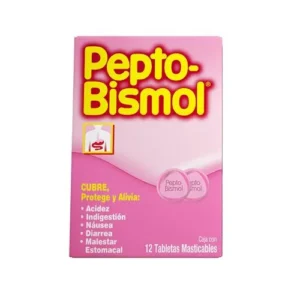 Pepto-Bismol 12 tabletas