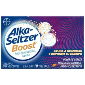 Alka-Seltzer Boost con 10 tabletas