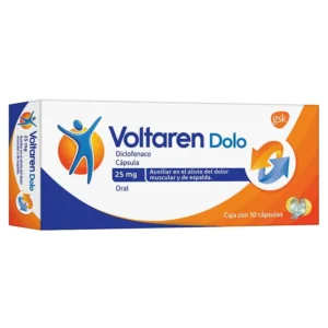 Voltaren dolo 25 mg 10 cápsulas