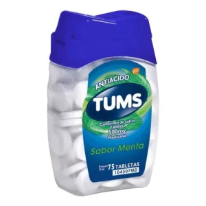 Tums sabor menta 500 mg con 75 tabletas