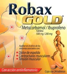 Robax gold 500/200 mg 24 tabletas (metocarbamol / ibuprofeno)