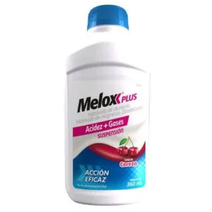 Melox Plus suspensión 360 ml (aluminio, magnesio, dimeticona)
