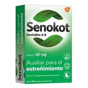 Senokot F 30 tabletas (senósidos A y B con fibra)